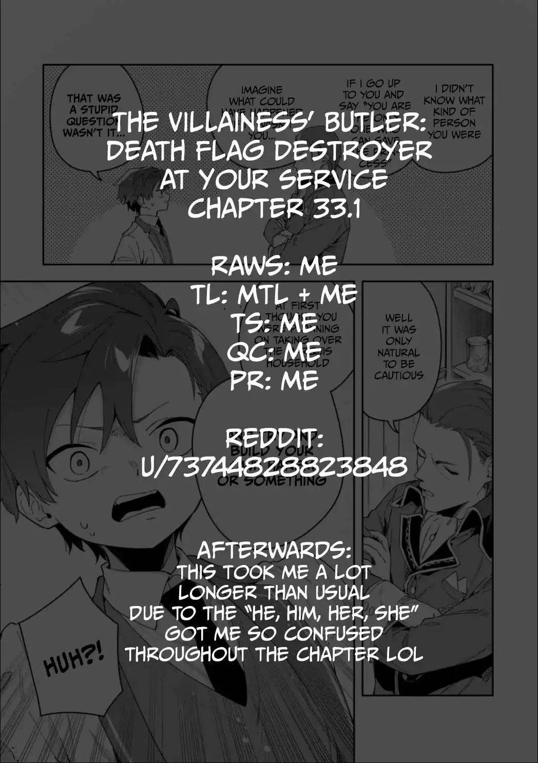 The Villainess's Butler: I'll Crush the Death Flags Chapter 33.1 19